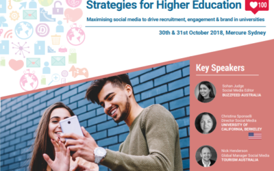 Discounted Conference Registration for ISANA members – Social Media Strategies for Higher Education Conference