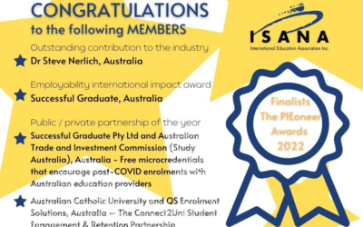 ISANA Members, finalists in The PIEoneer Awards 2022