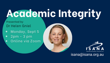 ISANA VicTas | Sept 5 | Online